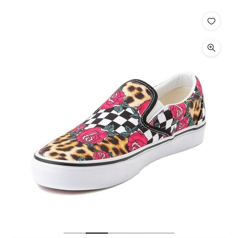 VANS -Rose/animal print